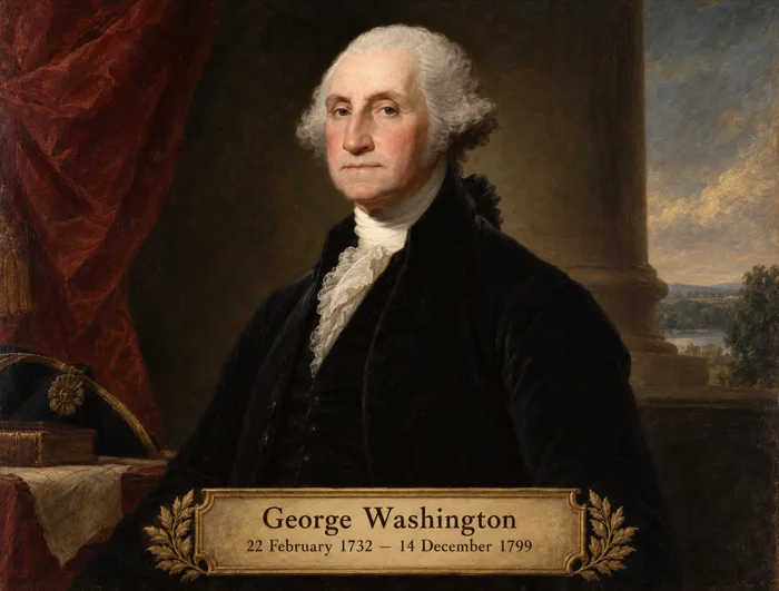 Portrait of George Washington, 22 February 1732 to 14 December 1799.